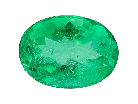 Colombian Emerald 11.4x8.3mm Oval Cut 3.45ct