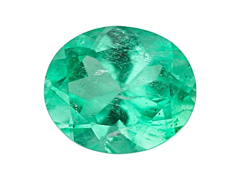 Colombian Emerald 8x6.75mm Oval Cut 1.23ct