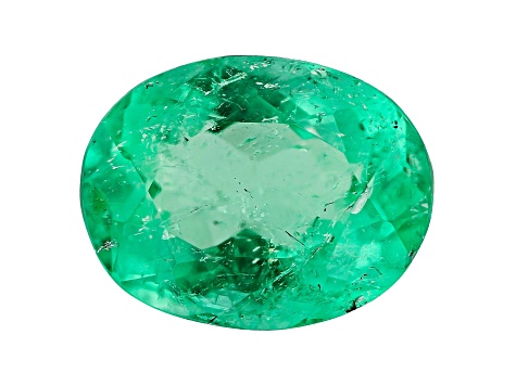 Colombian Emerald 7.8x6.1mm Oval Cut 1.14ct