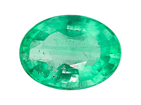 Emerald 0.97ct Minimum mm Varies Oval.  The Gemstone Was Mined And Cut in Zambia