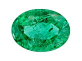 1.13ct Zambian Emerald 8x6mm Oval Mined: Zambia/Cut: india