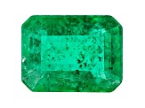 1.17ct Zambian Emerald 8x6mm Rect Oct Mined: Zambia/Cut: india