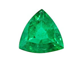Zambian Emerald 1.56ct 8.5mm Trillion Mined: Zambia/Cut: india