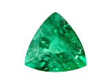 1.66ct Zambian Emerald 8.5mm Trillion Mined: Zambia/Cut: india