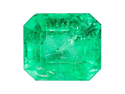 8.78ct Colombian Emerald 13.1x11.3mm Rect Oct Mined: Colombia/Cut: Colombia