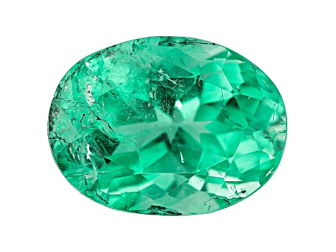 7.90ct Colombian Emerald 14.8x11.1mm Oval Mined: Colombia/Cut: Colombia