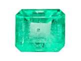 Colombian Emerald 6.9x6mm Emerald Cut 1.38ct