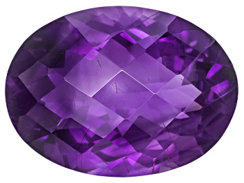 Picture of Amethyst With Needles 18x13mm Oval 10.75ct