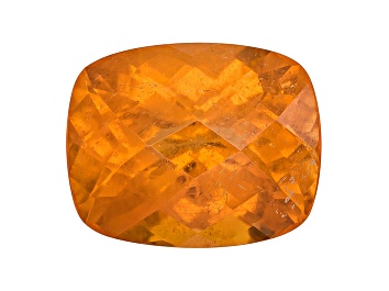 Picture of Orange Spessartite Garnet 9.41x7.54mm Rectangular Cushion 3.39ct