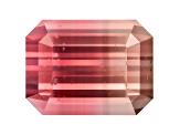 Bi-Color Tourmaline 8.35x6.28mm Emerald Cut 2.14ct