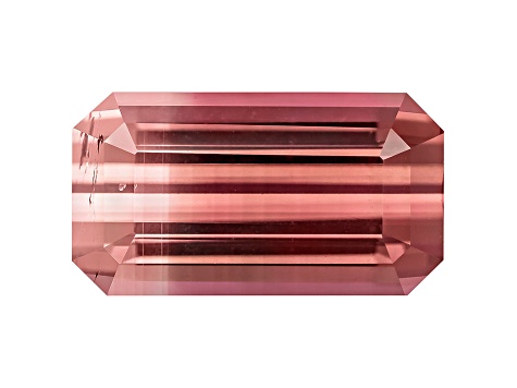 Bi-Color Tourmaline 12.4x6.9mm Emerald Cut 3.77ct