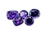 Purple Sapphire Mixed Shape Set 4.03ctw