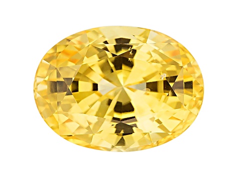 Yellow Sapphire Loose Gemstone Untreated Oval 29.92ct