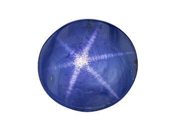 Picture of Star Sapphire Loose Gemstone 15.26x14.22mm Oval Cabochon 15.32ct