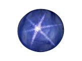Star Sapphire Loose Gemstone 15.26x14.22mm Oval Cabochon 15.32ct