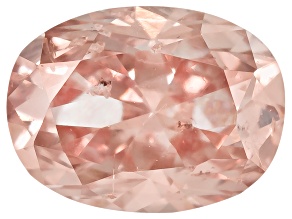 Fancy Brownish Pink Diamond Oval Brilliant Cut .08ct