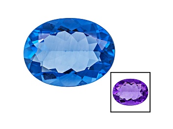 Picture of Blue Fluorite Color Shift 16x12mm Oval 9.50ct