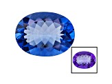 Blue Fluorite Color Shift 20x15mm Oval 18.00ct
