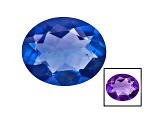 Blue Fluorite Color Shift 11x9mm Oval 3.50ct