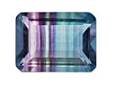 Bi-Color Fluorite 15x11mm Emerald Cut 11.00ct