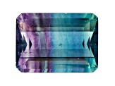 Bi-Color Fluorite 18x13mm Emerald Cut 20.00ct