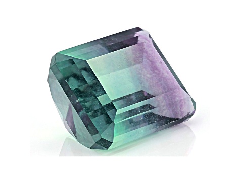 Bi-Color Fluorite 20x15mm Emerald Cut 30.00ct