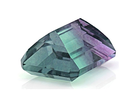 Bi-Color Fluorite 20x15mm Emerald Cut 30.00ct