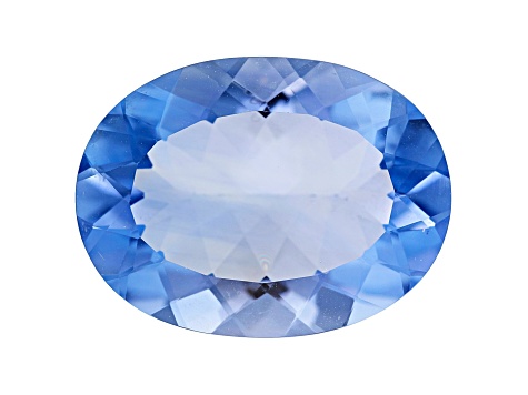 Blue Fluorite 20x15mm Oval 18.00ct
