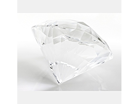 Colorless Fluorite 25mm Cushion 81.28ct