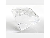 Colorless Fluorite 25mm Cushion 81.28ct