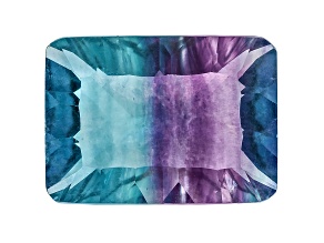 Bi-Color Fluorite 15x11mm Rectangular Octagonal Quantum Cut® 9.00ct