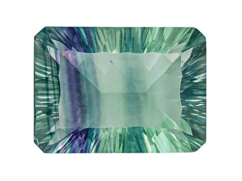 Bi-Color Fluorite 22x16mm Rectangular Octagonal Quantum Cut® 30.00ct