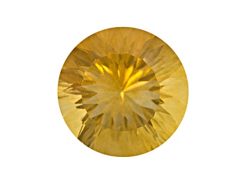 Picture of Yellow Fluorite 14mm Round Quantum Cut® 9.00ct