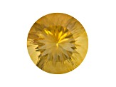 Yellow Fluorite 14mm Round Quantum Cut® 9.00ct