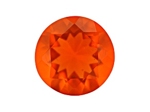 Fire Opal 7mm Round 0.75ct