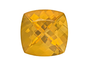 Honey Color Fire Opal 18mm Square Cushion 15.00ct