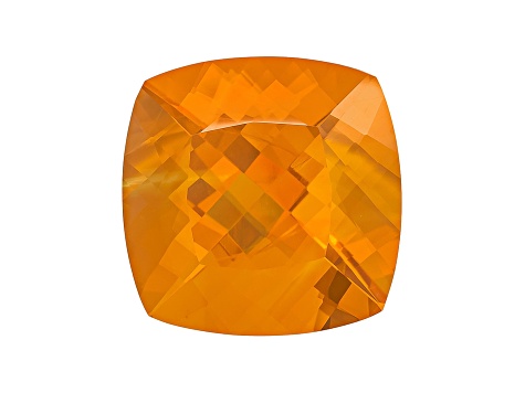 Brasa Color Fire Opal 19mm Square Cushion 17.50ct