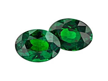 Picture of Tsavorite Garnet 7x5mm Oval Matched Pair 2.39ctw