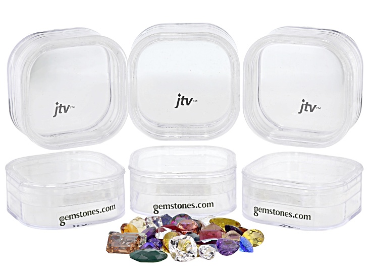 250ctw Mixed Faceted Gemstone Parcel Includes Gift with Purchase