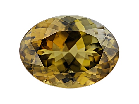 Golden Zoisite 8.72ct 15x11mm Oval