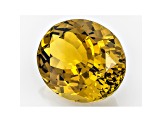 Golden Zoisite Untreated 17.47x13.87mm Oval 14.38ct