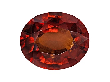 Picture of Garnet Hessonite 11x9mm Oval Mixed Step cut 3.00ct