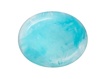 Picture of Hemimorphite 10x8mm Oval Cabochon 3.25ct