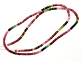 Multi-Color Tourmaline 4.5mm Thin Rondelle Bead Strand