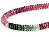 Multi-Color Tourmaline 5mm Thin Rondelle Bead Strand