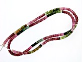 Multi-Color Tourmaline 5mm Thin Rondelle Bead Strand