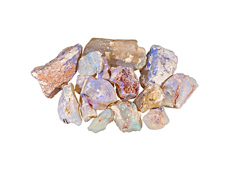 Lightning Ridge Opalised Plant Fossil Free Form Parcel 75.00ctw