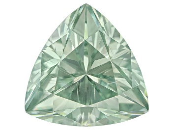 Picture of Moissanite Fire ™ Green 5.5mm Trillion Brilliant Cut Apx .50ct Diamond Equivalent Weight