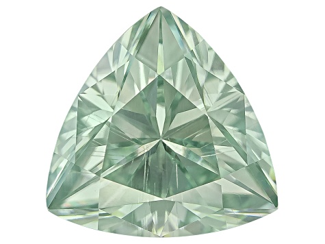 Moissanite Fire ™ Green 5.5mm Trillion Brilliant Cut Apx .50ct Diamond Equivalent Weight