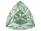 Moissanite Fire ™ Green 5.5mm Trillion Brilliant Cut Apx .50ct Diamond Equivalent Weight